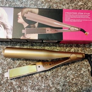 2 in 1 straightener and curling iron